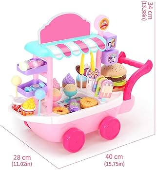 Amazon | karonpeln アイスクリームカート お店屋さんごっこ